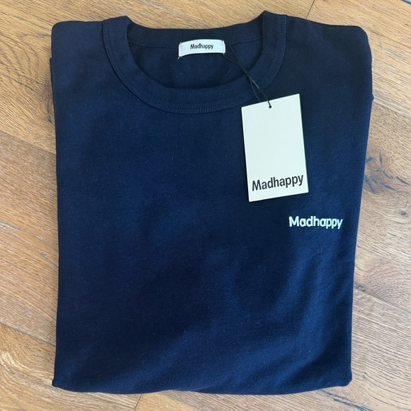 Madhappy Classic Heavyweight Navy Tee - Picture 1 of 5